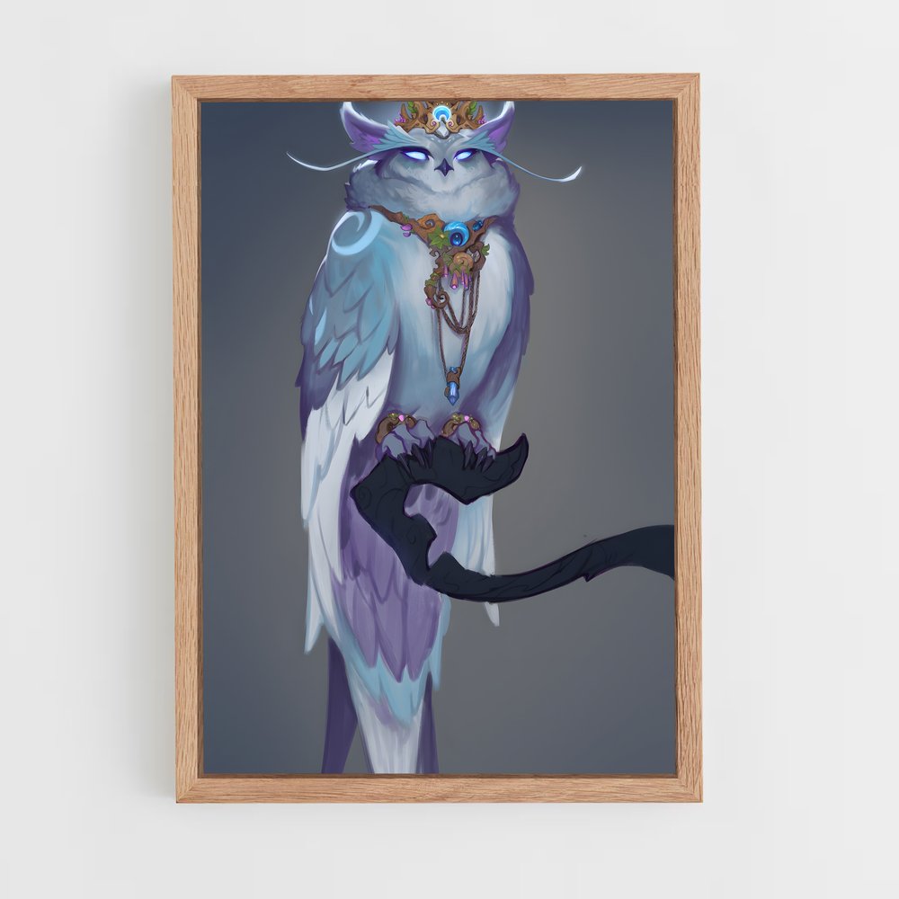 Poster Le Hibou Couronné – affiche World of Warcraft (vue 4)
